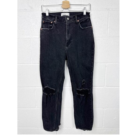 Abercrombie‎ Fitch Jeans Curve Love Ankle Straight Ultra High Rise Size 28 - Picture 1 of 8